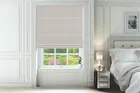 Dion Silver - Brushed Faux Silk Roman Blind