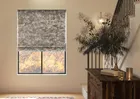Cyrus Crushed Velvet Latte - Twist&fit Roman Blind