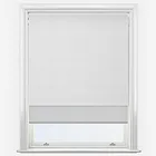 Voga Blackout White & Grey Double Roller Blind