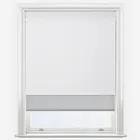 Double Roller Sunvue White & Dove Grey Double Roller Blind