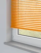 Orange Metal Venetian Blind - 25mm