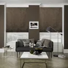 Fascination Oak Roman Blinds