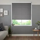 Insta Fit No Drill Freesia Silver Roller Blinds - Fit In 30 Secs