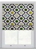 Orla Kiely Spot Flower Blue Multi Roman Blinds