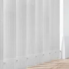 Stripe White Vertical Blind