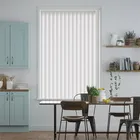 Bilbao White Vertical Blind