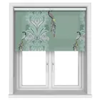Sara Miller Peacock Filigree Sage Green Blinds Uk