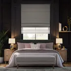 Electric Denver Slate & Frost Double Roman Blind