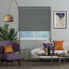 Weave Charcoal Pelmet Roller Blind