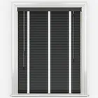 Dalby Bamboo Jarrah Black With Chalk Tapes Wooden Venetian Blind