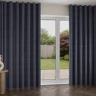 Caracas Indigo Wave Curtain Blinds Uk