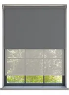 Amor Shark Grey With Haze Soft Grey Double Roller Blind