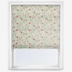 Japonica Teal Roman Blind