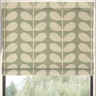 Orla Kiely Jumbo Solid Stem Made To Measure Roman Blind Pebble