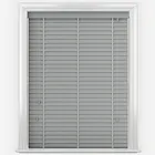 Dalby Smoke Grey With Dove Tapes Wooden Venetian Blind