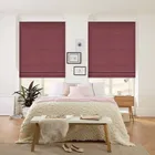 Tuam Bordeaux Roman Blinds