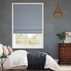 Remy Linen Bluebell Roman Blind