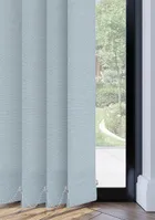 Sky Blue Linen Touch Vertical Blind