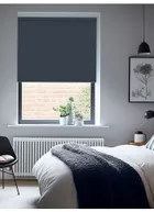 Indigo Blue Blackout Thermal Roller Blind