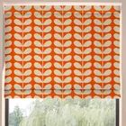 Orla Kiely Solid Stem Made To Measure Roman Blind Tomato