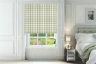 Sophie Allport Gingham Sage Green - Designer Roman Blind
