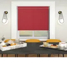 Origin Bright Red Pelmet Roller Blind