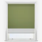 Double Roller Pop Blackout Fern & Grey Double Roller Blind