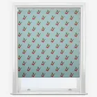 Sophie Allport Strawberries Pale Blue Roller Blind