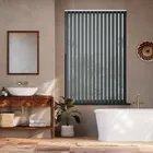 Stick On Valencia Iron Grey Vertical Blind