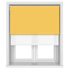 Tradechoice Blackout Yellow Motorised Double Roller Blind