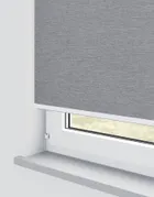 Linenweave Blackout Charcoal Roller Blind