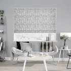 Harlo Chrome Roman Blinds