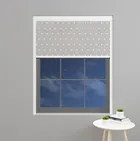 Slate Spot Pattern Electric Blocout Blind