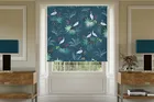 Sara Miller Heron Teal - Designer Roller Blind