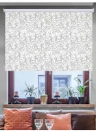 Bamboo Shadows Floral Leaf Roller Blind