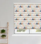 Polygon Tangarine Roller Blinds