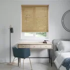 Savanna Oak Brown Wooden Blinds 50mm