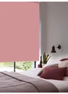 Dusky Pink Blackout Cordless Spring Loaded Roller Blind