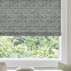 Ante Decor Premium Leah Woven Made To Measure Roman Blind Navy Blue