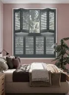 Traffic Grey Tier On Tier Shutter