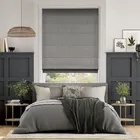 Electric Harrow Tonal Grey Roman Blind