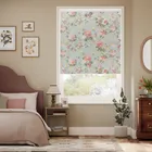Elysian Paradise Faux Silk Coral Blush Roller Blind