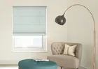 Dew Drop Metallic Sky - Twist&fit Roman Blind