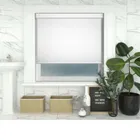 Crackles White Pelmet Roller Blind