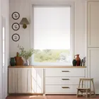 Perfect Fit Toledo Blackout Crisp White Roller Blind