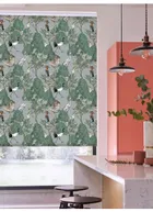 Oleander Mist Bird Print Roller Blind By Boon &amp; Blake