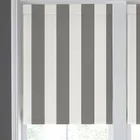 Laura Ashley Lille Stripe Translucent Made To Measure Roller Blind Steel