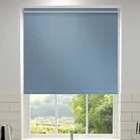 Primary Made To Measure Blackout Roller Blind Air Blue Sky Blue