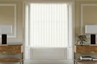Terra White - Textured Vertical Blind