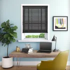 Carbon Wooden Blinds 50mm Slats Jet Ladder Tapes